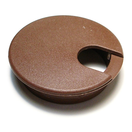 Midwest Fastener 2-1/2" x 2-5/16" Brown Nylon Plastic Computer Grommets 2PK 31724